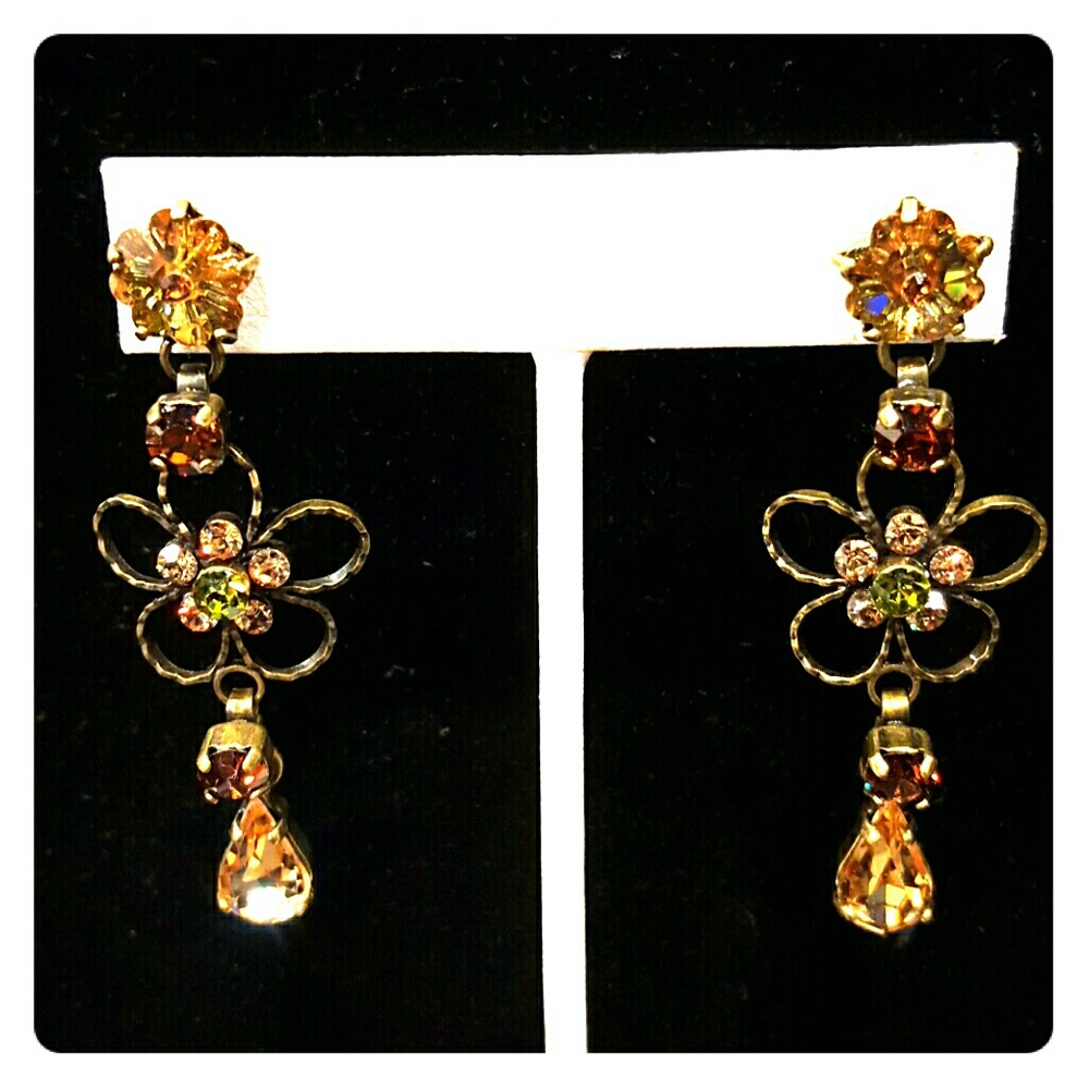 VAN GALZ Earrings -Topaz/Peridot